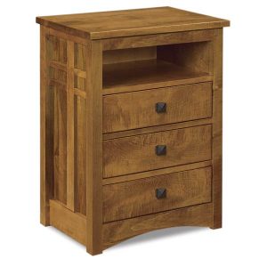 Kascade 3 Drawer Nightstand With Opening JRK  029
