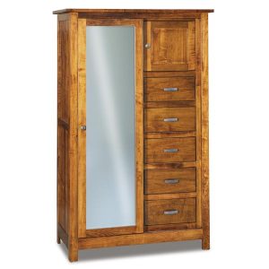 Flush Mission Sliding Door Chifferobe 052-1