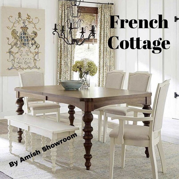 French Cottage Dining Furniture, French Cottage Dining Room Sets