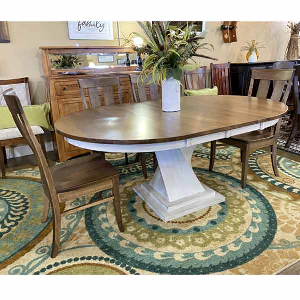 Lexington Pedestal Table Custom, Lexington 42 Round Wood Pedestal Base Dining Table White