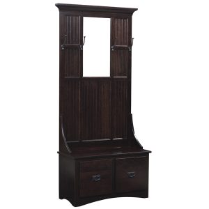 Mission 2 Drawer Hall Seat