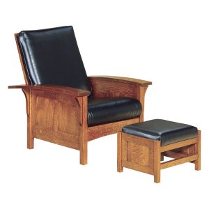 Bow Arm Panel Morris Chair