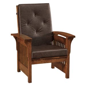 Bow Arm Slat Chair