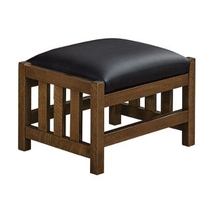 Bow Arm Slat Morris Ottoman