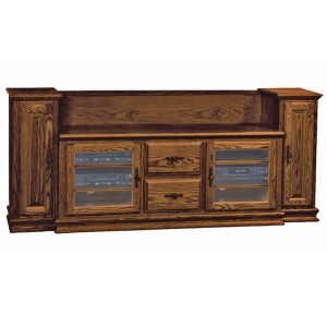 Heritage TV Console with Towers