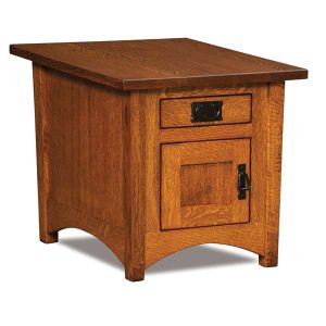 Arts & Crafts Cabinet End Table