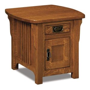 Craftsman Mission Cabinet End Table
