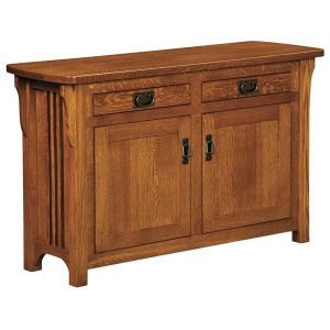 Craftsman Mission Cabinet Sofa Table