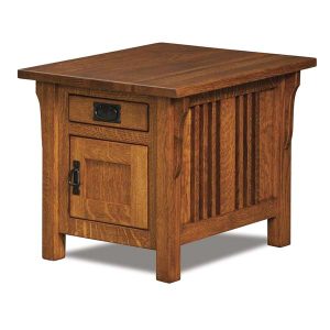 Elliot Mission Cabinet End Table
