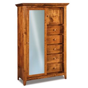 Shaker Sliding Door Chifferobe 052-1