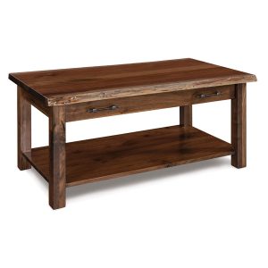 Timbra Coffee Table With Live Edge Top FVCT-TB-LET