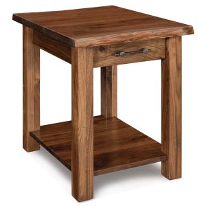 Timbra End Table With Live Edge Top FVET-TB-LET