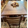 IN-STOCK - Houston Trestle Table with 2 Benches & 2 Side Chairs - Image 3