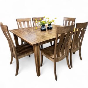 IN-STOCK - Denver Leg Table & Alexander Side Chairs