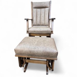 IN-STOCK - Mission Swivel Glider & Ottoman