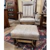 IN-STOCK - Mission Swivel Glider & Ottoman - Image 3