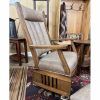 IN-STOCK - Mission Swivel Glider & Ottoman - Image 2