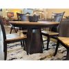 IN-STOCK - Brogan Pedestal Table & 4 Wellsburg Side Chairs - Image 2