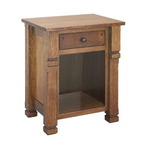 Brockport 1 Drawer Open Bottom Nightstand
