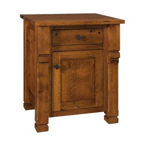 Brockport 1 Door 1 Drawer Nightstand