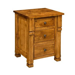 Brockport 3 Drawer Nightstand