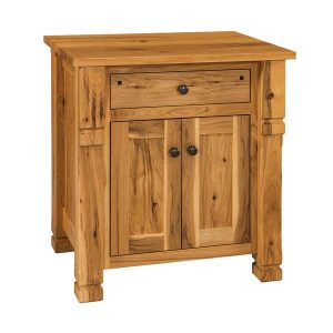 Brockport 2 Doors 1 Drawer Nightstand