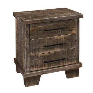 Glendale 3 Drawer Nightstand