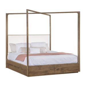 Lacie Queen Platform Canopy Bed