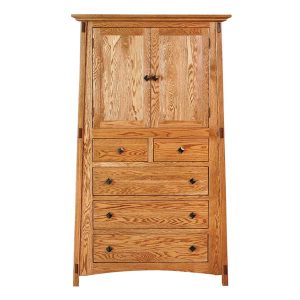 McCoy 5 Drawer 2 Door Armoire
