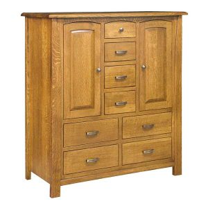 Mondovi 8 Drawer 2 Door His and Hers Chest