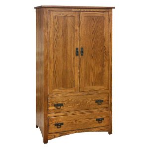 Shaker 2 Drawer Armoire SFSA36-2D