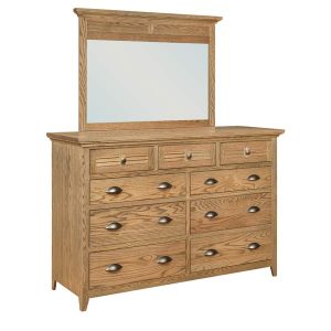 Cottage 9 Drawer Dresser