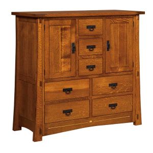 Mesa 7 Drawer 2 Door His and Hers Chest