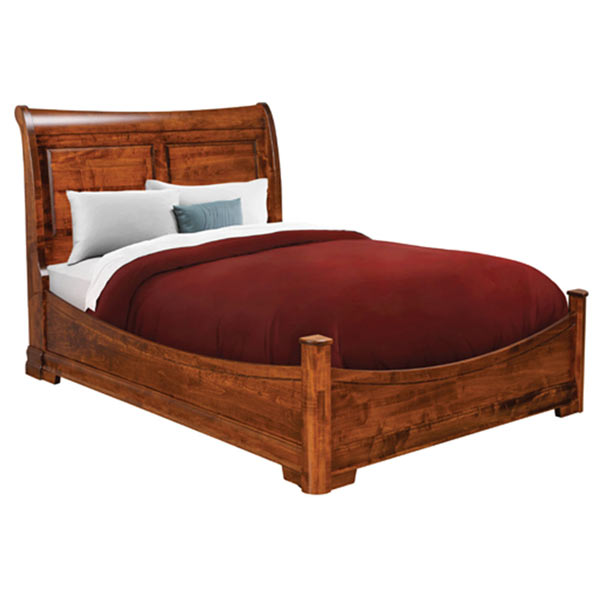 Bella Sleigh Round Post Bed
