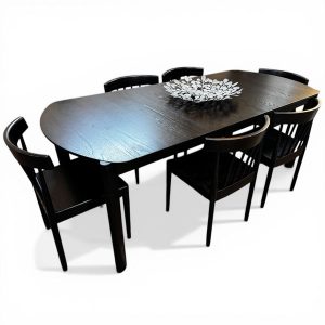 IN-STOCK - Parson Leg Table & 6 Quincy Side Chairs